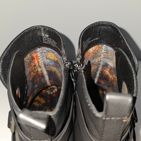 NEW Korks Kork Ease Heidi Ankle Bootie Womens 9.5 Black Block Heel Fall Everyday - Picture 10 of 14